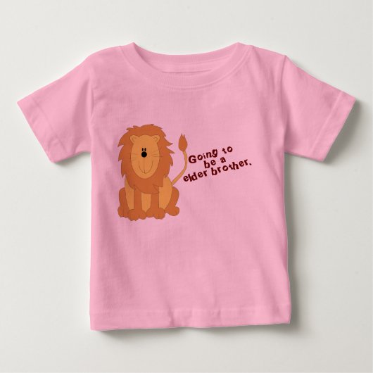 T-shirt Pour Bébé lion (Devant)