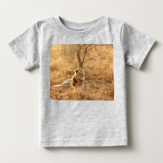 T-shirt Pour Bébé Lion (Devant)