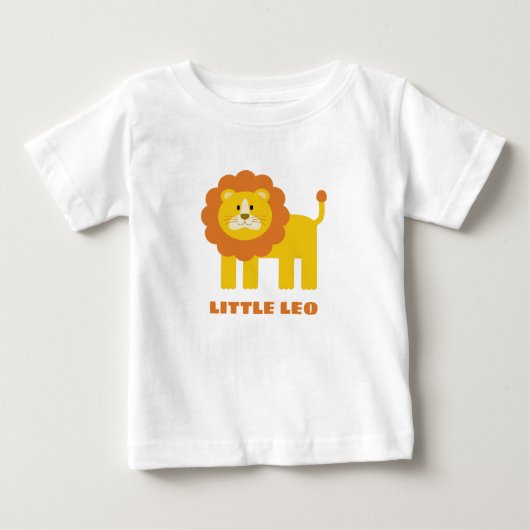 T-shirt Pour Bébé Lion (Devant)