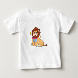T-shirt Pour Bébé Lion as Gentleman with Tie.PNG