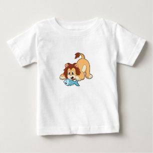T-shirt Pour Bébé Lion avec poisson