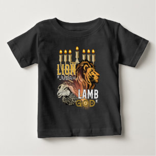 T-shirt Pour Bébé Lion De Juda Agneau De Dieu