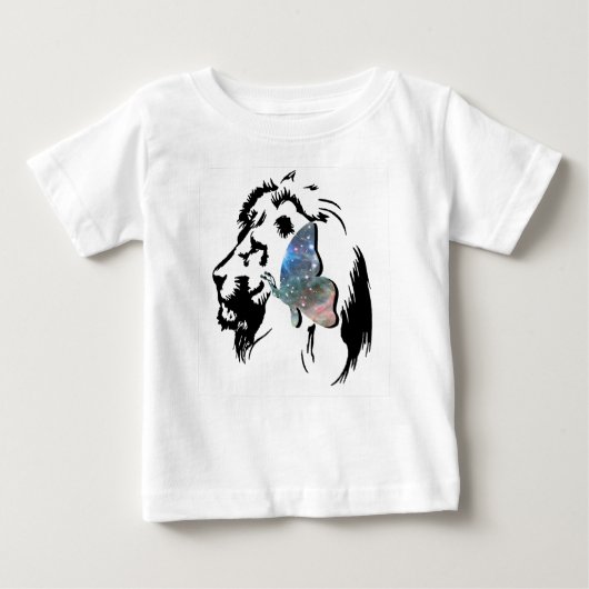 T-SHIRT POUR BÉBÉ LION FLY (Devant)
