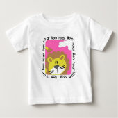 T-shirt Pour Bébé Lion Roar Toddler Ruffle Tee (Devant)