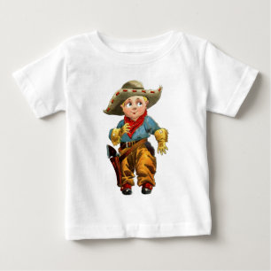 T-shirt Pour Bébé Little Cowboy