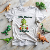 T-shirt Pour Bébé Little Dinosaur in diapers