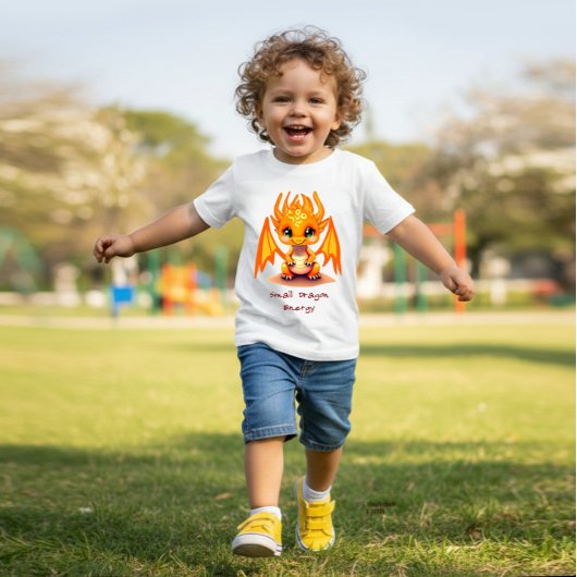 T-shirt Pour Bébé Little dragon