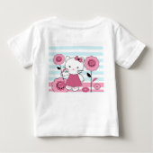 T-shirt Pour Bébé Little Kitty (Dos)