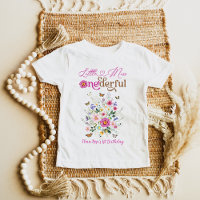 Little Miss ONE Fleur sauvage délirante Fille 1er