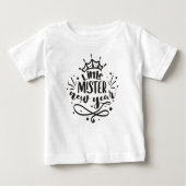 T-shirt Pour Bébé Little Mister New Year (Devant)