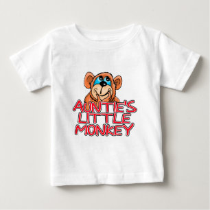 T-shirt Pour Bébé Little Monkey de tante