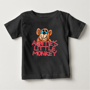 T-shirt Pour Bébé Little Monkey de tante