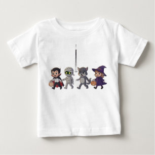 T-shirt Pour Bébé Little Monster Mash