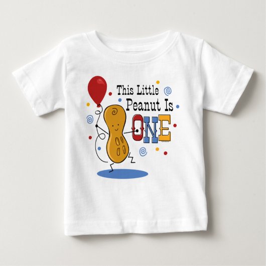 T-shirt Pour Bébé Little Peanut 1er anniversaire (Devant)