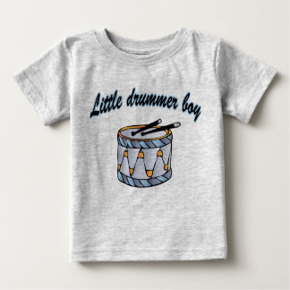 T-shirt Pour Bébé little plus drummer boy