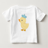 T-shirt Pour Bébé Little Prince Little Brother (Dos)