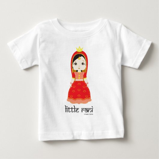 T-shirt Pour Bébé Little Rani (Devant)