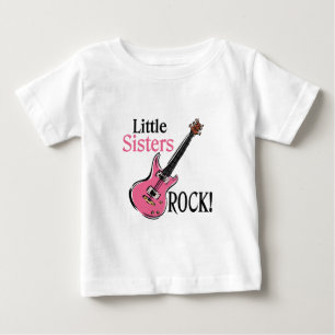 T-shirt Pour Bébé Little Sisters Rock
