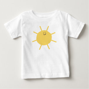 T-shirt Pour Bébé Little Sunshine 1er Voyage Autour Du Sun Party