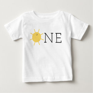 T-shirt Pour Bébé Little Sunshine 1ère fête d'anniversaire 1