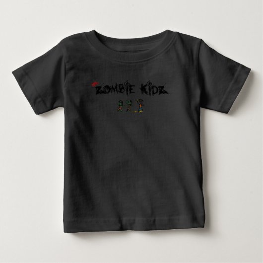 T-shirt Pour Bébé Little Zombie Kidz (Devant)