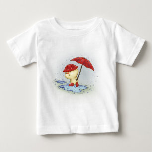 T-shirt Pour Bébé Littlekins visqueux sous la pluie