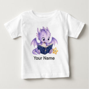 T-shirt Pour Bébé Livre d'histoires personnalisé de lecture d'étoile