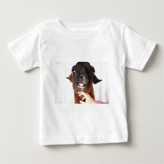 T-shirt Pour Bébé Llama Love (Devant)