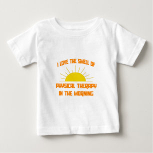 T-shirt Pour Bébé L'odeur de la thérapie physique le matin
