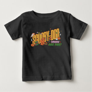 T-shirt Pour Bébé Logo de friandise d'Halloween de Scooby-Doo