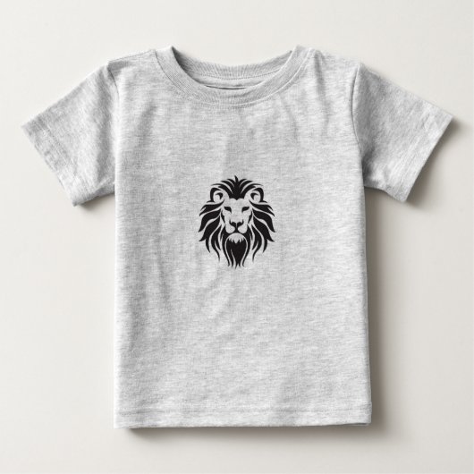 T-shirt Pour Bébé logo de la tête de lion (Devant)