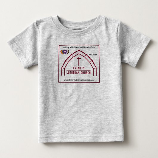 T-shirt Pour Bébé Logo de trinité avec RIC (Devant)