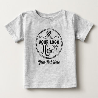 T-shirt Pour Bébé Logo Design Personnalisé Marque Personnalisée Mode