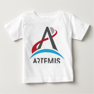 T-shirt Pour Bébé Logo du programme Artemis de la NASA - Astronaute 