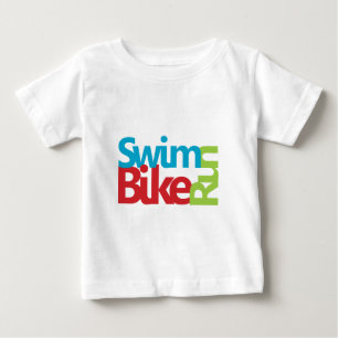 T-shirt Pour Bébé Logo du triathlon cool