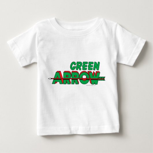 T-shirt Pour Bébé Logo Flèche verte 2 (Devant)