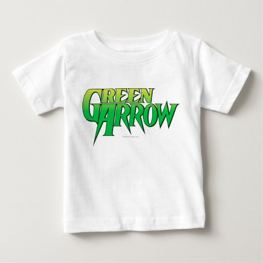 T-shirt Pour Bébé Logo Flèche verte 3 (Devant)