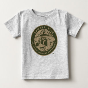 T-shirt Pour Bébé Logo kaki de Rick de garde forestière de Rick de