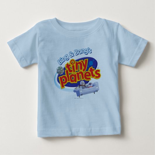 T-shirt Pour Bébé Logo minuscule de planètes (Devant)