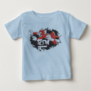 T-shirt Pour Bébé Logo noir et rouge de Tom