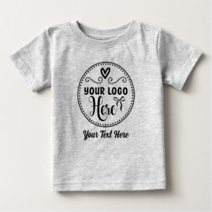 T-shirt Pour Bébé Logo Personnalisé Élégant Marque Personnalisée Mod