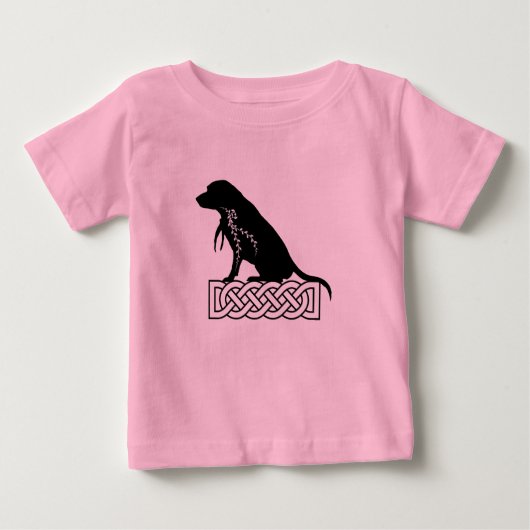 T-shirt Pour Bébé Loki's Buddies : Beagle Mickey Black (Devant)