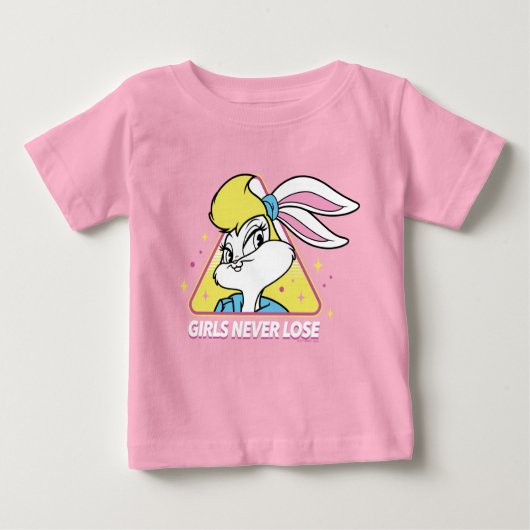 T-shirt Pour Bébé Lola Bunny Girls ne perdent jamais (Devant)