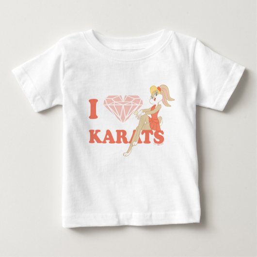 T-shirt Pour Bébé Lola Bunny I Heart Karats (Devant)