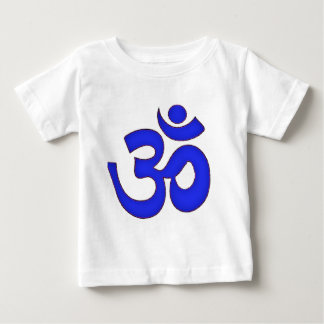 T-shirt Pour Bébé L'OM BLEU, aum, sanskrit, incantation, yoga,