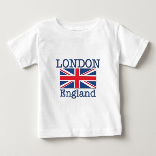 T-shirt Pour Bébé Londres et Union Jack (Devant)