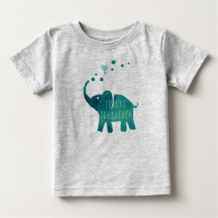 T-shirt Pour Bébé Longue douille de futur de gardien du zoo enfant