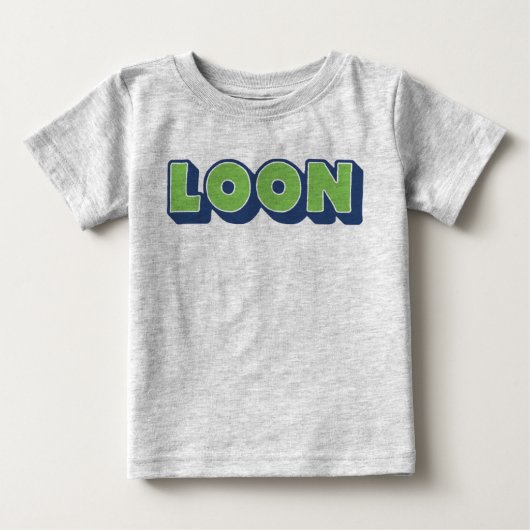T-shirt Pour Bébé Loon, Dialecte dorique, Garçon, Ecosse (Devant)