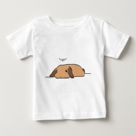 T-SHIRT POUR BÉBÉ LOP DE SOUPIR (Devant)