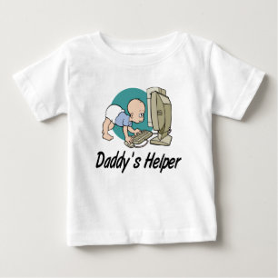 T-shirt Pour Bébé L'ordinateur d'assistance de papa